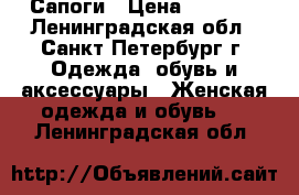 Сапоги › Цена ­ 2 500 - Ленинградская обл., Санкт-Петербург г. Одежда, обувь и аксессуары » Женская одежда и обувь   . Ленинградская обл.